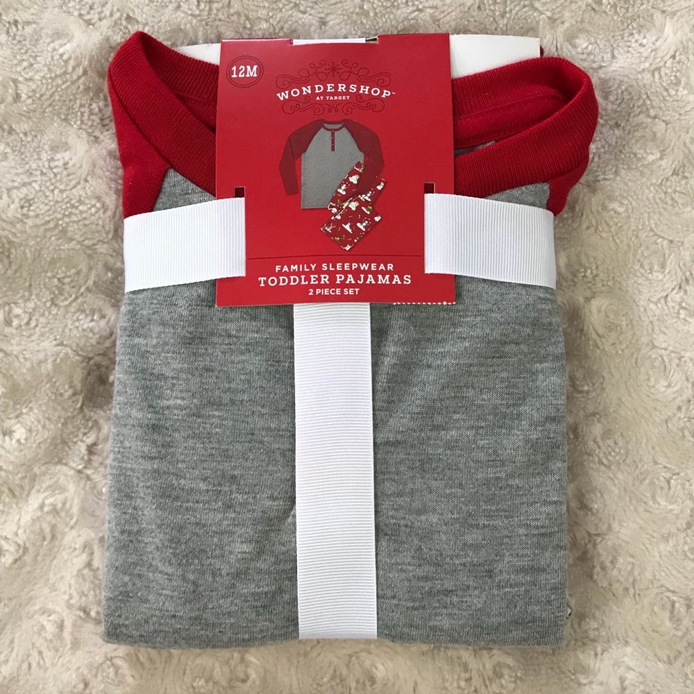 Wondershop at Target Festive Animal Pajamas Gray
